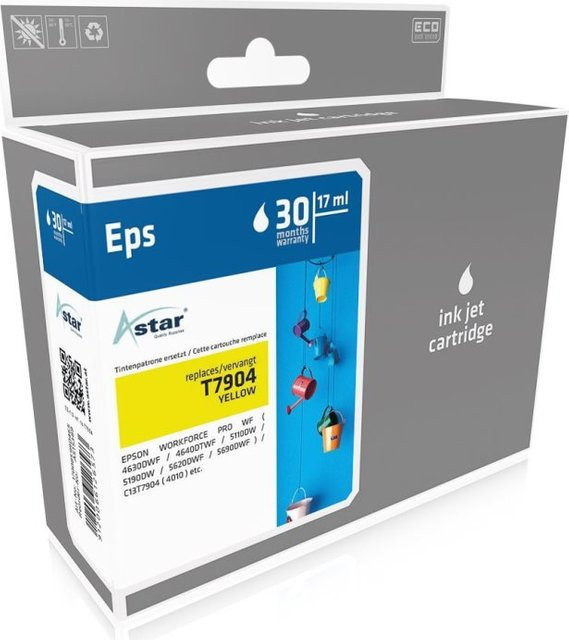 Astar Tintenpatrone Gelb AS15389 EPS WF5110 17ml - Bild 1
