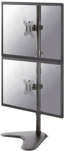 Neomounts FPMA-D550DDVBLACK 2fach Monitor-Tischhalterung in Schwarz für 10 bis 32 Zoll mit 75x75 mm VESA-Halterung und Schwenkfunktion - Bild 1