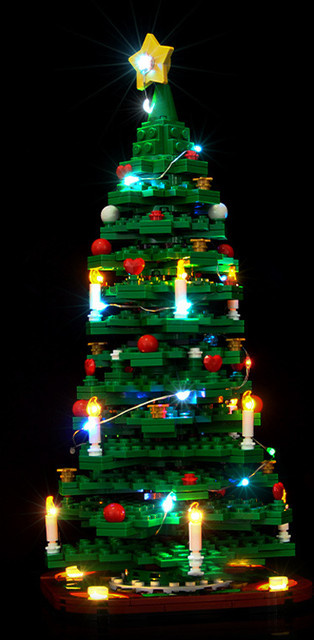 LYBMTWF LED-Beleuchtungsset für Lego 40573 Weihnachtsbaum in Multicolor - Bild 1
