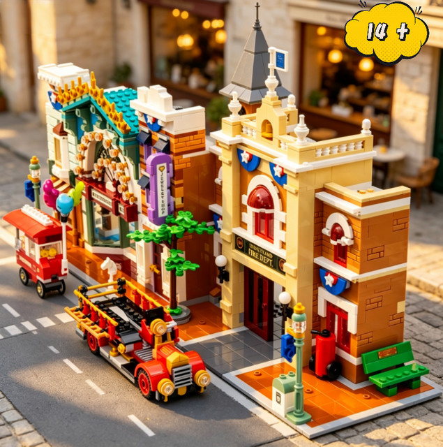 Hot Toys Urbaner Straßenansicht-Modulbaukasten, Modellbaukasten, 3.899 Teile, ab 14 Jahren - Bild 1