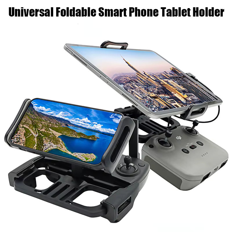 Faltbare Halterung für DJI Fernbedienung, Telefon und Tablet in Schwarz, kompatibel mit Mavic 3, Mini 4 Pro, Air 2S, Mavic 2, Mini 2 SE, Mini 3 Pro und Fimi X8 Mini - Bild 2