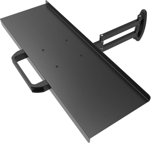 ZCGM SimRacing Metall Tastatur- und Mausablage in Schwarz, verstellbar und drehbar für Sim-Racing Simulationen - Bild 1