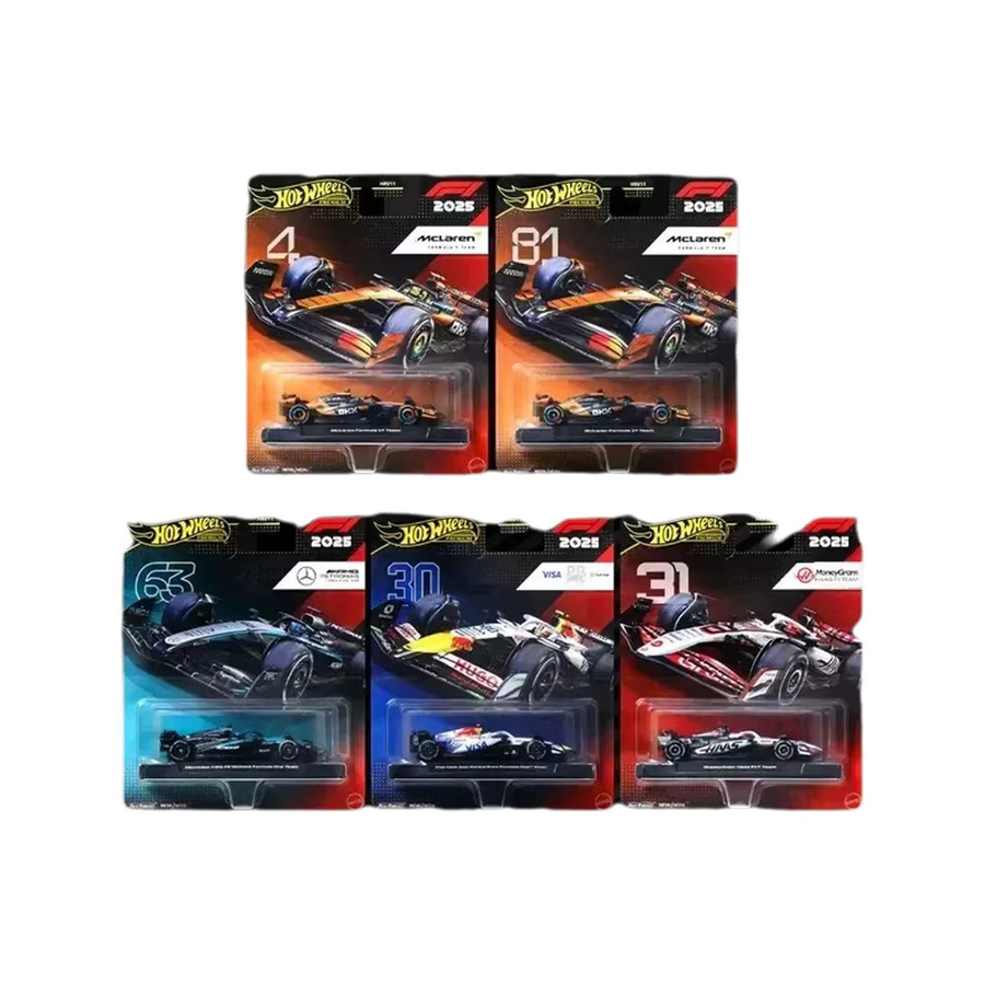 Hot Wheels Gold Label, Formel-1-Rennset, Fahrzeuge, Metall, Bunt / Mehrfarbig - Bild 2