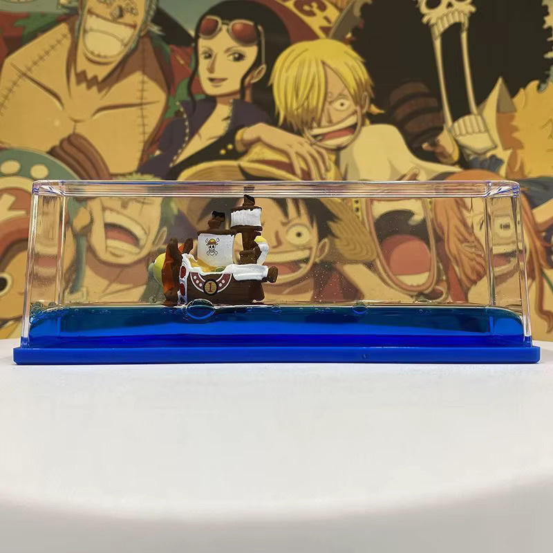 Bandai One Piece Sunny Go Luffy, Schwimmendes Schiffsmodell mit Flüssigkeit - Bild 3