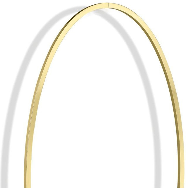 Nemo Lighting Ellisse LED-Stehleuchte in Gold/Messing mit Marmorfuß und dimmbarer warmweißer Beleuchtung (2700K) - Bild 1