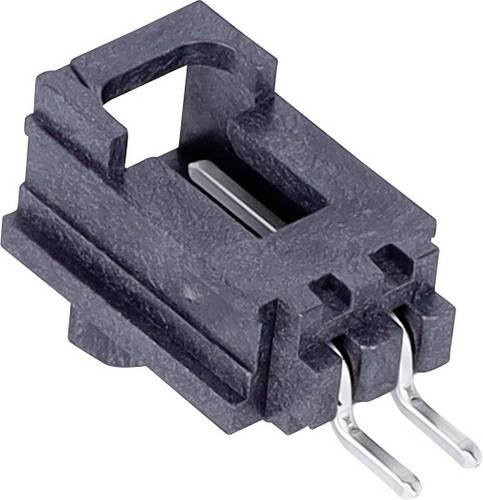 Molex Stiftgehäuse-Platine in Schwarz mit einem Rastermaß von 2,54 mm - Bild 1