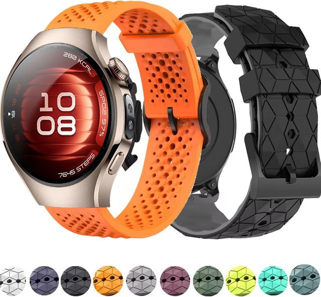 Uhrenarmband Silikon, 20 mm, 22 mm, Unisex - Bild 1