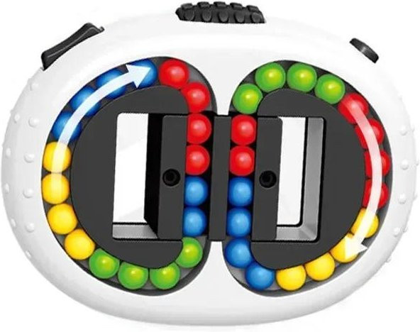 Binchi Fitness Rotierender Magischer Bohnenwürfel, Fidget-Spielzeug, weiß, ab 14 Jahren - Bild 1