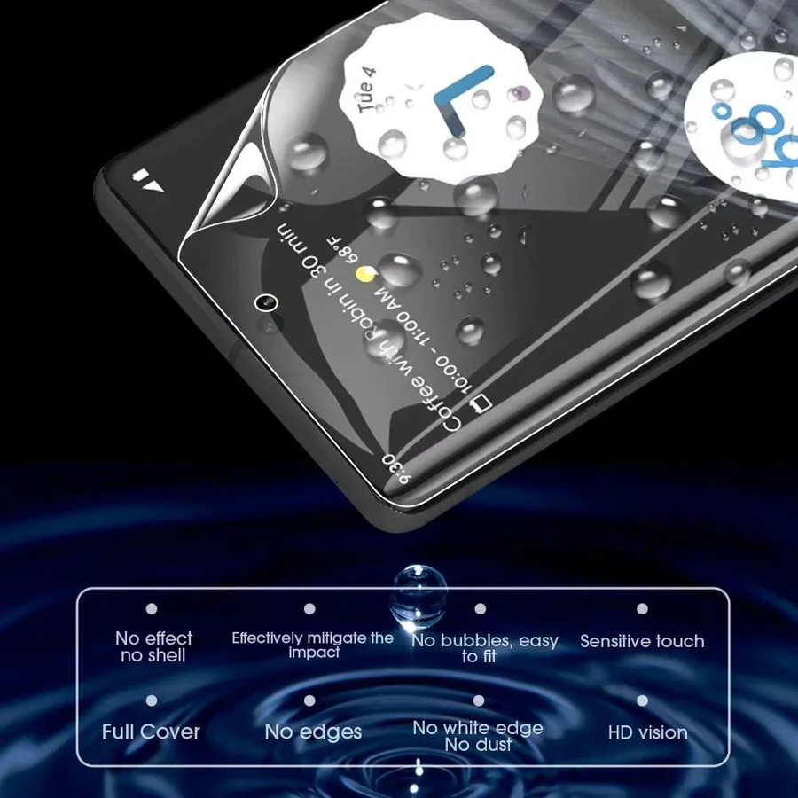 4er-Pack Hydrogel-Displayschutzfolie für Google Pixel 7, 8, 9 Pro und 9 Pro XL, transparent - Bild 3