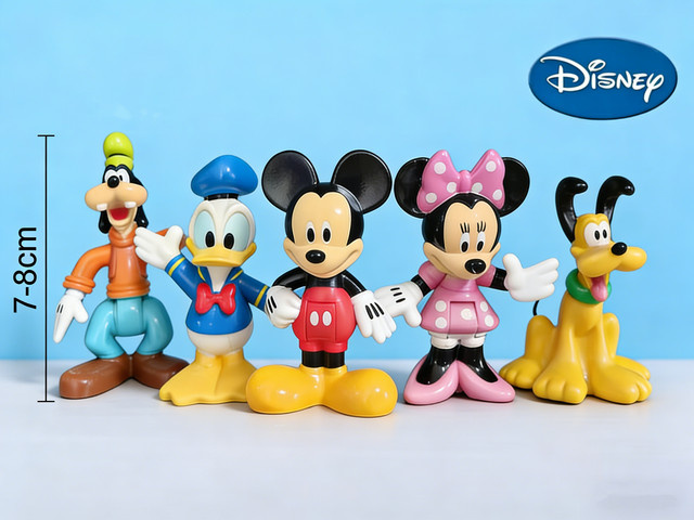 Disney Mickey Minnie Donald Duck Goofy Pluto, 5-teiliges Actionfiguren-Set - Bild 1