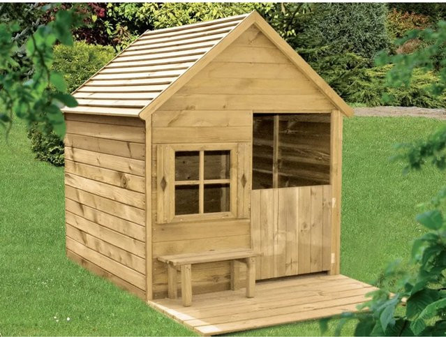 T & J Kinderspielhaus Heidi B/T/H: 117 x 164 x 159 cm - Bild 1