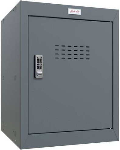 Phoenix CL0544AAE Würfel Schließfach Mittel 1 Anthrazit mit Elektronikschloss B/T/H: 40 x 40 x 52 cm - Bild 1