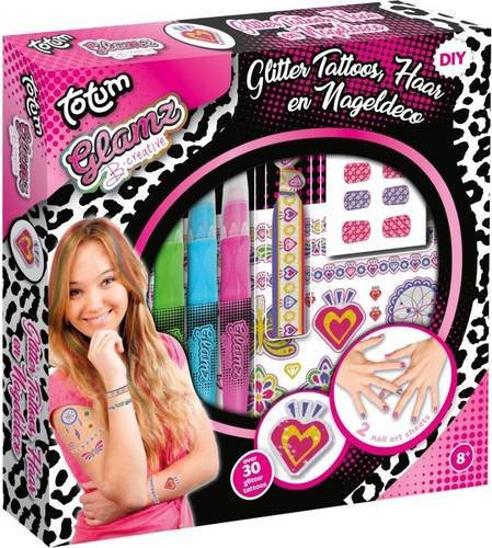 Glamz Tattoo-, Haar- und Nagelset - Bild 1