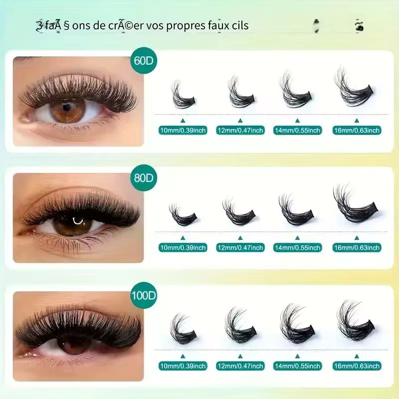 Cloison Wimpernbüschel D-Curl, 280 Stück, 10-18mm - Bild 4