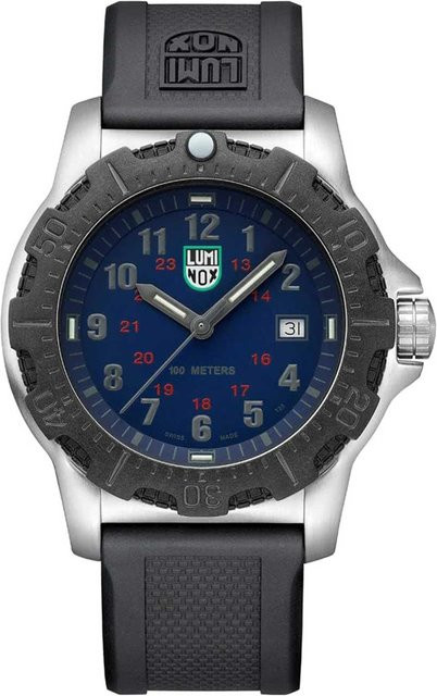 Luminox Herrenuhr, Quarz, Edelstahl, 45 mm, Blau, 10 ATM - Bild 1