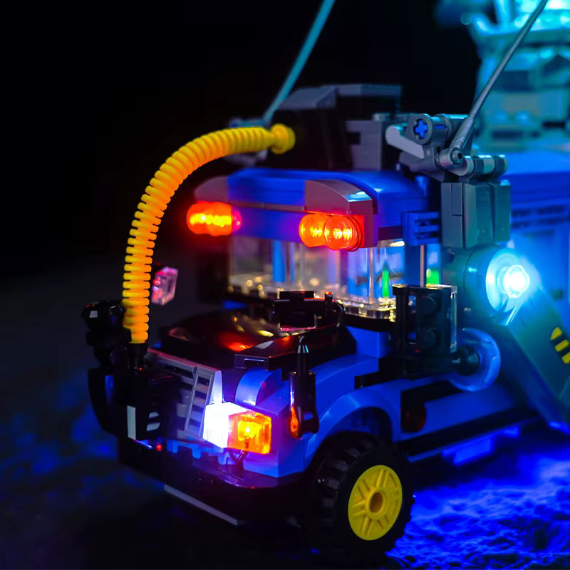 Lazishi LED-Beleuchtung 77073-Set, passend für Battle Bus Baustein-Geschenk - Bild 4