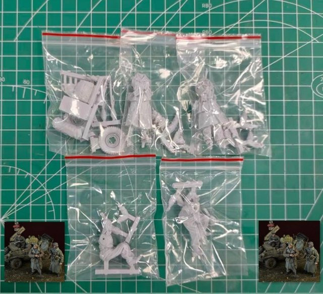BAANFU Marvel Winter Soldier Set, 4-teiliges Set, Resin-Figuren, 1/35 - Bild 1