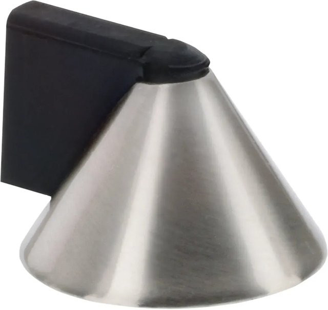 Burg Wächter Design-Türstopper TSB 2140 Bodenstehend in Edelstahl-Optik Silber gebürstet - Bild 1