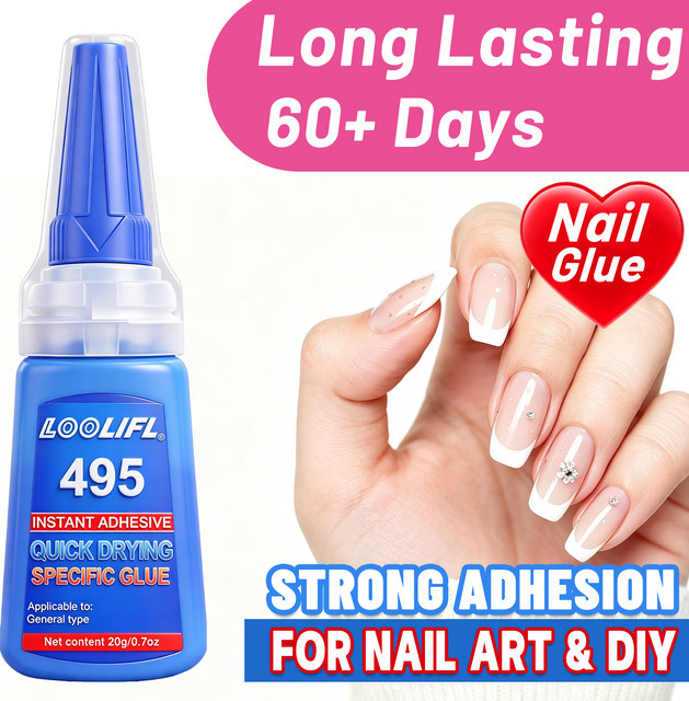 LOOLIFL Nagelkleber, glänzend - Bild 1