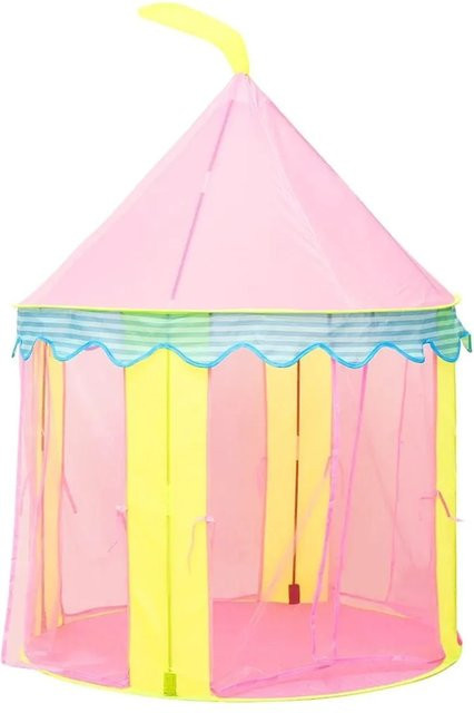 vidaXL Spielzelt für Kinder in Rosa, B/T/H: 100 x 100 x 127 cm - Bild 1