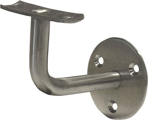 ALPERTEC Stützelement aus Edelstahl in Silber, gebürstet, B/T/H: 6,4 x 5 x 7,5 cm - Bild 1