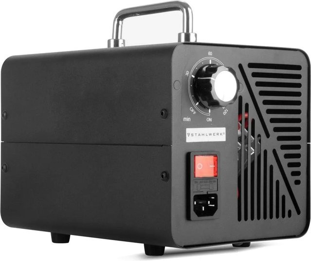 STAHLWERK Ozongenerator OG-40 ST in Schwarz mit 40 g/h für bis zu 200 qm und Timer-Funktion - Bild 1