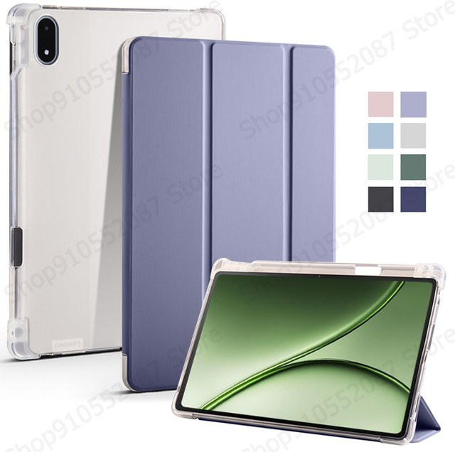 OnePlus Tablet-Schutzhülle für OnePlus Pad 4, 13,2 Zoll, mit Stifthalter, dreifach faltbar und Standfunktion, Farbe: Blau - Bild 1