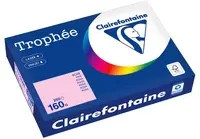 Clairefontaine Trophée Color Kopierpapier DIN A4, 160 g/m², 250 Blatt, Multicolor und Pink - Bild 1