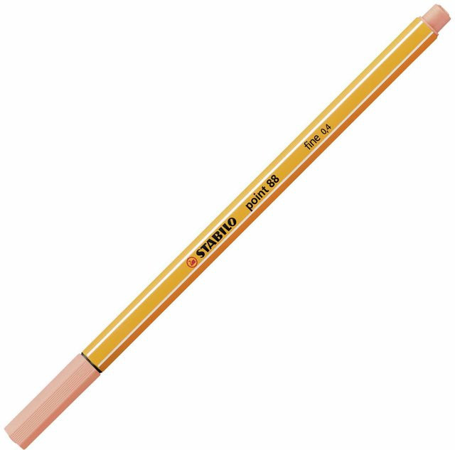 STABILO Point 88 Fineliner 0,4mm in Apricot/Orange - Bild 1