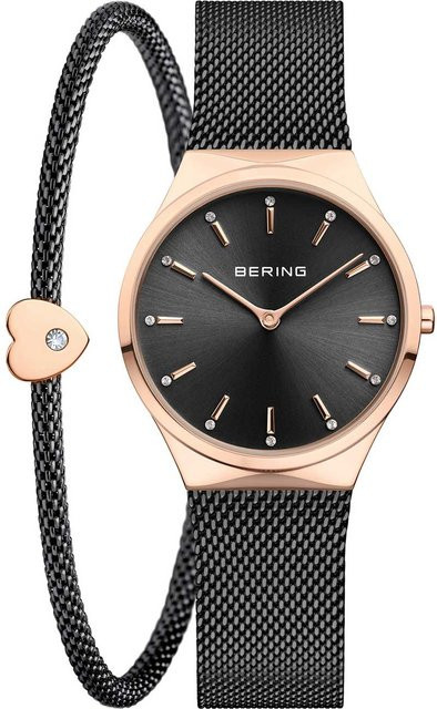 Bering Armbanduhr Classic Set, Edelstahl, Roségold, Quarz, 31 mm, Damen - Bild 1