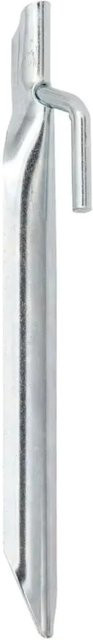 vidaXL Zeltheringe V-Form aus verzinktem Stahl, 24 Stück, Farbe Silber, Länge: 17 cm, Durchmesser: 20 mm - Bild 1