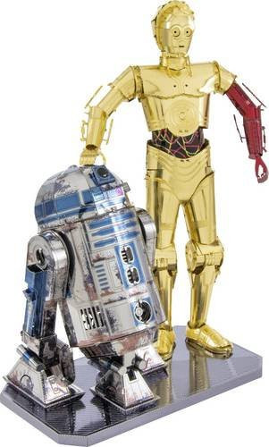 Metal Earth Star Wars Metallbausatz C-3PO und R2D2 aus Stahlblech - Bild 1