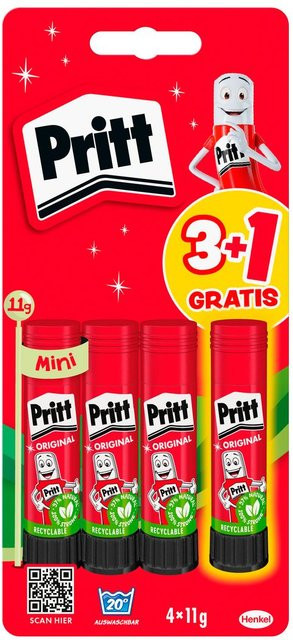 Pritt Klebestifte durchsichtig 4x 11 g - Bild 1