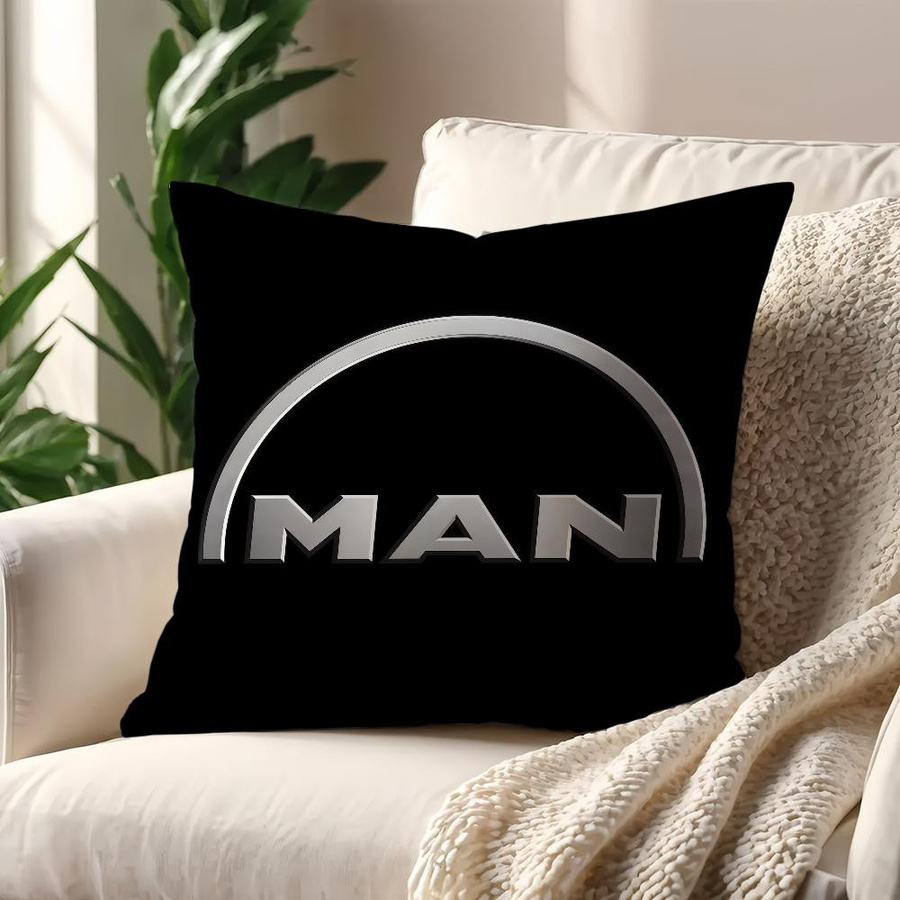 RVDV Pillow Luxuriöse Kissenhülle mit Auto-Motiv im nordischen Design, quadratisch, B/T/H: 30,48 x 30,48 x 3,0 cm - Bild 2