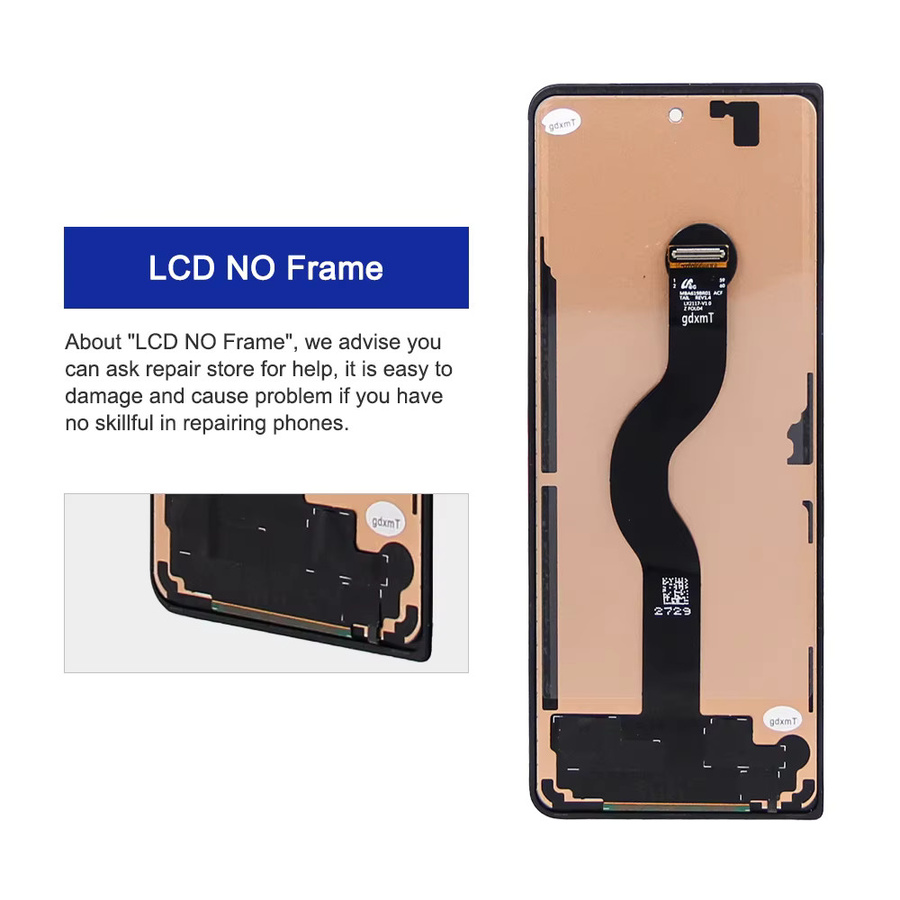 Samsung Z Fold 4 5G LCD Display Touchscreen Digitizer Ersatzteil in Schwarz für F936 F936B F936U Reparatur - Bild 5