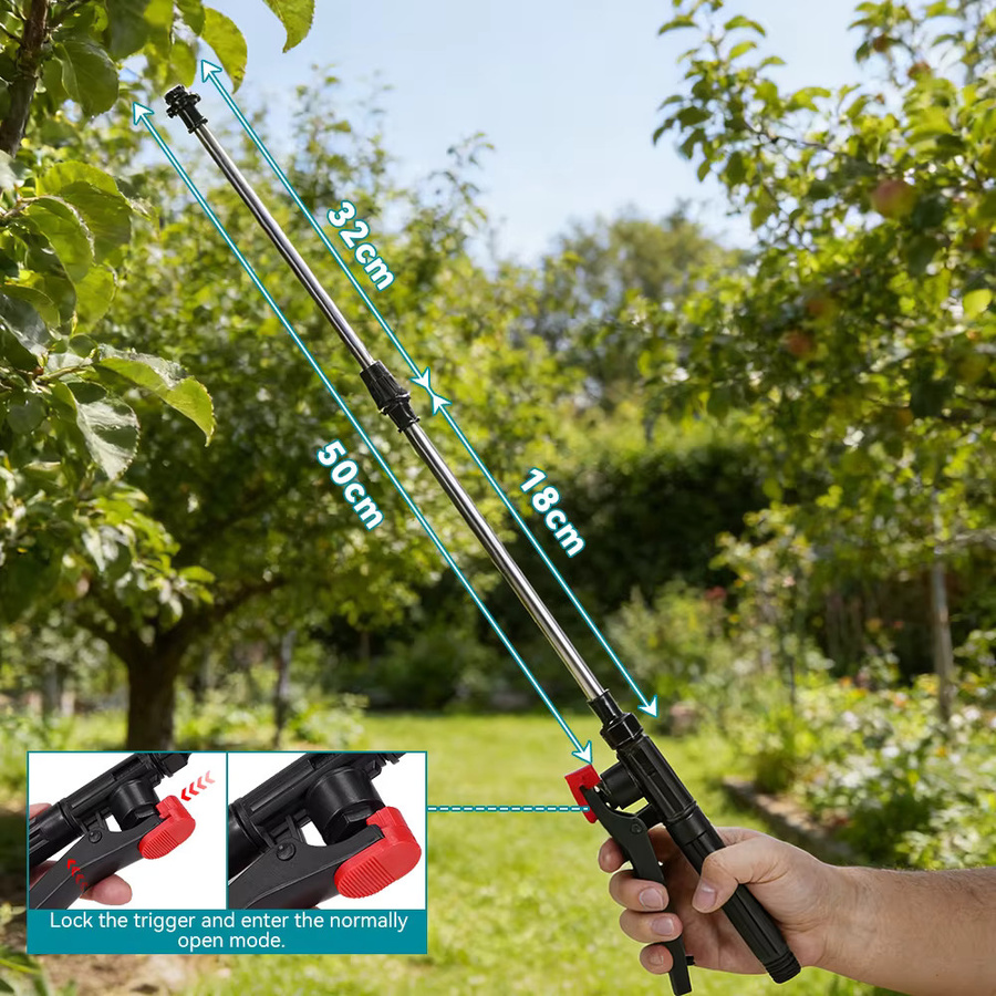 YOFIDRA Elektrischer Rucksacksprüher 10L mit Akku für Garten, Rasen und Unkrautbekämpfung - Bild 3
