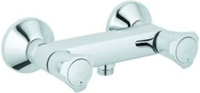 Grohe Brause-Zweigriff-Armatur Costa Duschset in Chrom für die Wandmontage - Bild 1