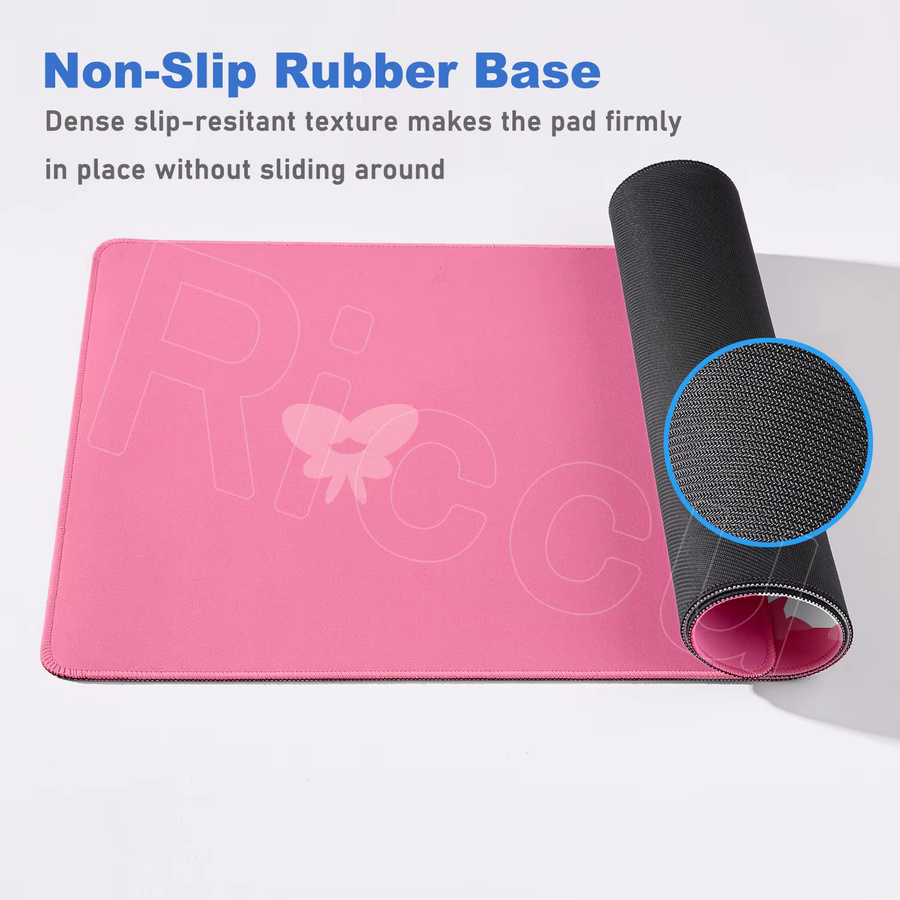 Potdemiel XXL Gaming Mousepad in Pink mit Anime Cartoon Design für PC und Laptop - Bild 2