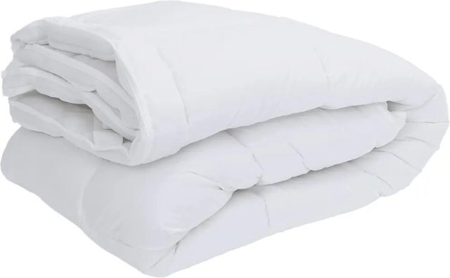 vidaXL Matratzenschoner Weiß aus Mikrofaser B/T: 100 x 220 cm - Bild 1