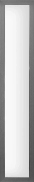 Splendoor Seitenteil für Thermospace Haustür RC2 in Anthrazit mit Glas und Aluminium, Breite: 501 - 600 mm - Bild 1