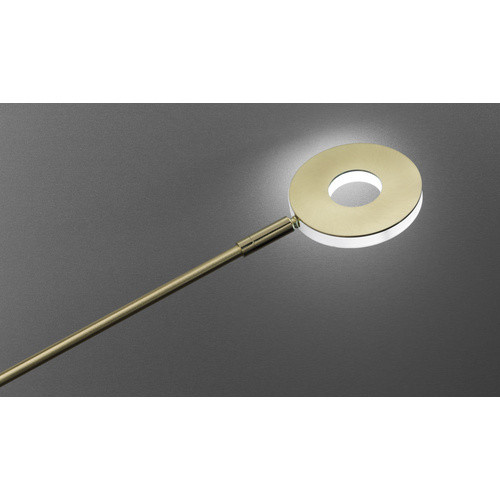 Fischer & Honsel Stehleuchte Dent mit integrierter LED in Gold/Messing, Breite: 23 cm, Höhe: 150 cm - Bild 3