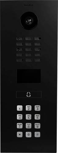 DoorBird D2101KV Türsprechanlage LAN Außeneinheit in Graphitschwarz seidenmatt - Bild 1