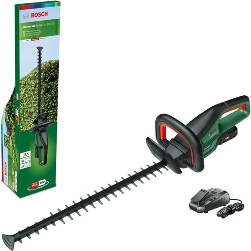 Bosch UniversalHedgeCut 18-50 Akku-Heckenschere inkl. Akku und Ladegerät in Grün-Schwarz - Bild 2
