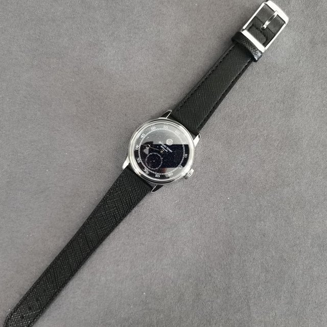 JACQUES GENRY Armbanduhr, Automatik, Jump Hour, 38 mm, weißes Zifferblatt, Herren - Bild 1