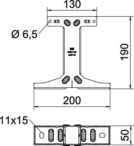 OBO Bettermann Bodensäule 6044392 für Bodenmontage - Bild 1