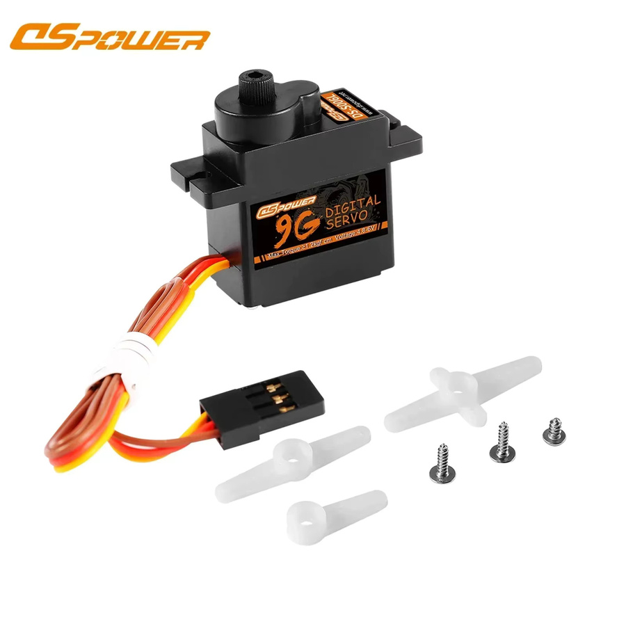DSPOWER Micro Plastikgetriebe Digital Servo, JR-Stecker - Bild 3