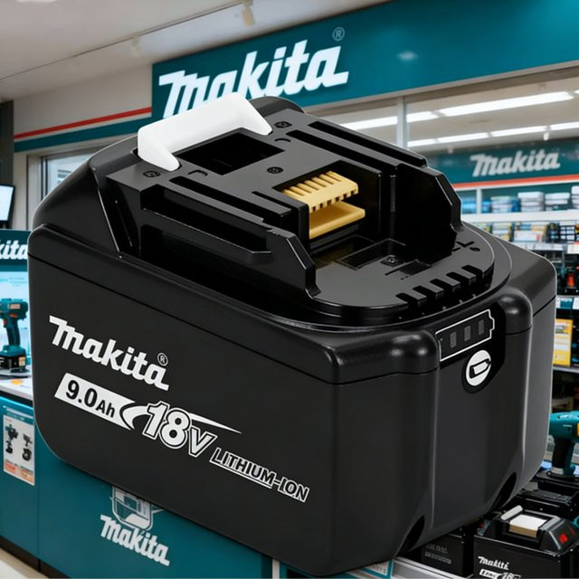 Makita Original-Akku BL1850 Li-Ion 18 V mit 9 Ah in Schwarz für Makita Werkzeuge - Bild 1