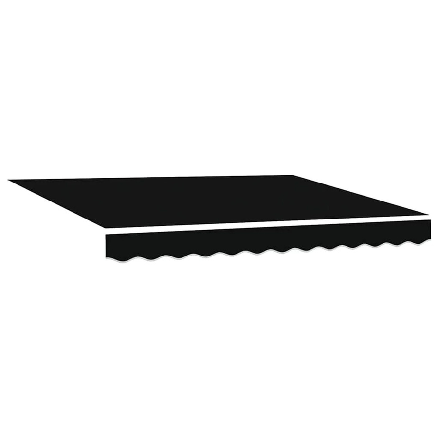 Furnicato Markisenersatzstoff aus Polyester in Schwarz, Breite: 350 cm, Höhe: 250 cm - Bild 2