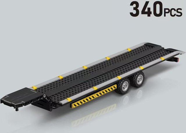 Robuste LKW MOC Baustein Sets, Transportfahrzeug, 873 Teile, ab 14 Jahren - Bild 1