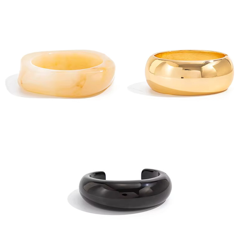 Ingemark Armbänder, Vintage, Harz, Metall, Damen - Bild 2